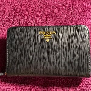 Prada Small Saffiano Leather Wallet